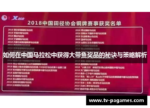 如何在中国马拉松中获得大带鱼奖品的秘诀与策略解析